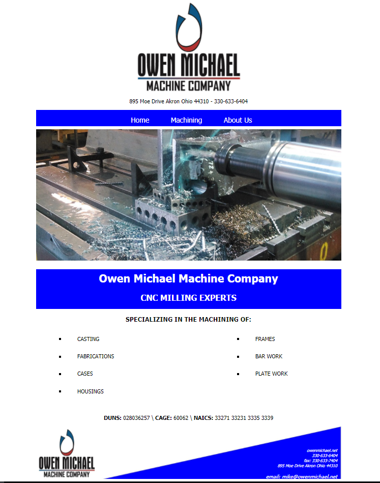 Owen Michael Machine page 1